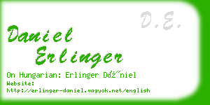 daniel erlinger business card